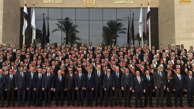 وزير العدل ورئيس النيابة الإدارية يشهدان مراسم أداء اليمين القانونية لمعاوني النيابة الإدارية الجدد|صور