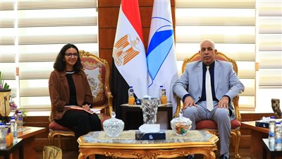 جامعة كفر الشيخ تستقبل وفد الهيئة الألمانية للتبادل العلمي (DAAD) 