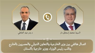مصر وباكستان تتفقان على دعم خطة الرئيس الأمريكي والجهود الدولية لتنفيذها