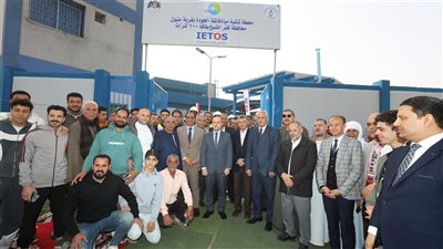 محافظ كفرالشيخ يفتتح محطة مياه شرب متبول 