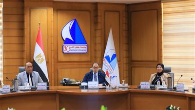 عيد يترأس اجتماع مجلس مشروعات التطوير بجامعة كفر الشيخ