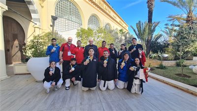 وزير الرياضة يهنئ أبطال الجودو بعد التألق في بطولة إفريقيا المفتوحة بتونس