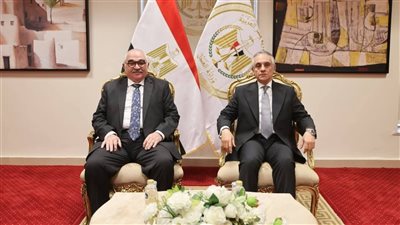وزير العدل يستقبل رئيس هيئة قضايا الدولة لتقديم التهنئة بتوليه مهام منصبه