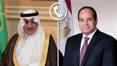 اتصال هاتفي بين الرئيس السيسي وأمير منطقة تبوك للتهنئة بحلول شهر رمضان