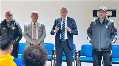 جلسة تحفيزية للاعبي الإسماعيلي قبل مواجهة وادي دجلة