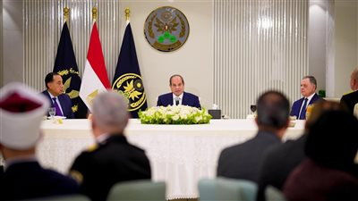 السيسي في إفطار أكاديمية الشرطة: أخطر ما يواجه أي أمة هو الجهل.. والداخلية نجحت في تجاوز تحديات الإرهاب