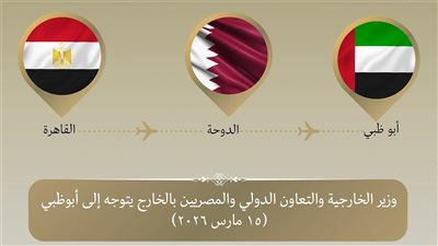 وزير الخارجية يتوجه إلى الإمارات لتعزيز التنسيق وتأكيد التضامن في ظل التصعيد الإقليمي