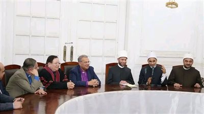 وزير الأوقاف يستقبل رئيس الطائفة الإنجيلية بالمجلس الأعلى للشئون الإسلامية للتهنئة بعيد الفطر المبارك