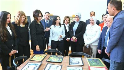 وزيرة الثقافة ومحافظ البحيرة يتفقدان صروح دمنهور الثقافية