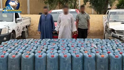 ضبط 5 أطنان مواد بترولية بأسوان بحوزة مالك مخزن وسائقين بقصد إعادة بيعها بالسوق السوداء