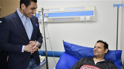 وزير الشباب والرياضة يلتقي  محافظ الجيزة قبل بدء  جولته التفقدية