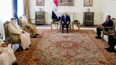 السيسي يستقبل وزير خارجية الكويت: أمن الخليج خط أحمر وامتداد طبيعي للأمن القومي المصري