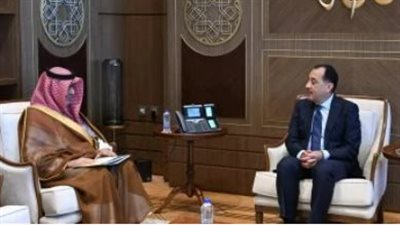 مدبولي يستقبل سفير السعودية بالعاصمة الإدارية لبحث تعزيز الشراكة الاستراتيجية بين البلدين