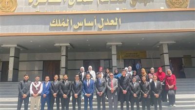 زيارة ميدانية لطلاب كلية الحقوق إلى مجمع محاكم شمال القاهرة لتعزيز المهارات العملية