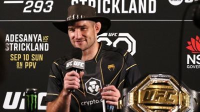 إحصائيات UFC 328.. ستريكلاند يتفوق باللكمات وشيماييف يسيطر بالأرض