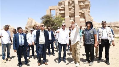 مشروع مصري كوري لإحياء معبد الرامسيوم يحقق تقدمًا في أعمال الترميم