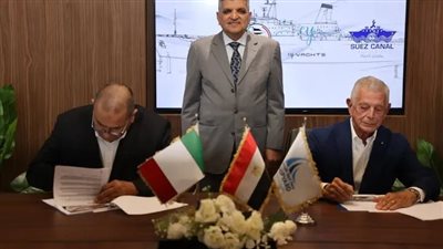 توقيع عقد بين شركة قناة السويس للقوارب الحديثة ومجموعة NERI الإيطالية لتصدير قاطرتين جديدتين 