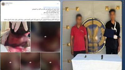 ضبط المتهمين الهاربين في واقعة التعدي على شاب بأسلحة بيضاء ببني سويف