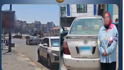 التحفظ على سيارة ملاكي بعد رصدها تسير عكس الاتجاه بالإسكندرية
