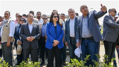 وزيرة الإسكان تتابع تنفيذ مشروع حدائق تلال الفسطاط