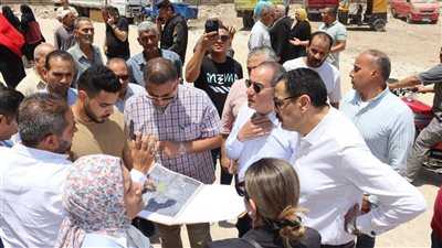 محافظ القليوبية يتابع تطوير نزلات الدائري بشبرا الخيمة