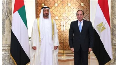 السيسي يستقبل محمد بن زايد