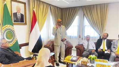 حفل توديع السفير علي صالح موسى في جامعة الدول العربية بعد انتهاء مهامه بالقاهرة