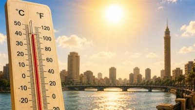 خريطة درجات الحرارة في محافظات مصر اليوم الثلاثاء 23-6-2026