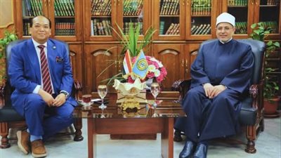 سلامة داود يستقبل رئيس جامعة السلطان عبد الحليم الماليزية بالقاهرة
