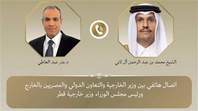 وزير الخارجية ونظيره القطري يبحثان تطورات المنطقة