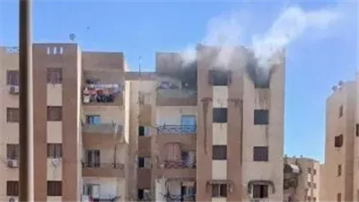 إنقاذ سيدة وطفلتيها من حريق شقة سكنية في بورسعيد
