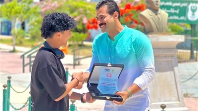 المصري يحتفي ببطل الزعانف.. تكريم مهند مصطفى بعد تتويجه بكأس مصر وسط إشادة بمستقبله الواعد
