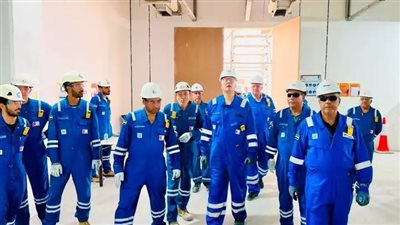 وزير البترول يتفقد موقع عمل بتروجت في تنفيذ أحد مشروعات البنية التحتية بحقول النفط في الإمارات