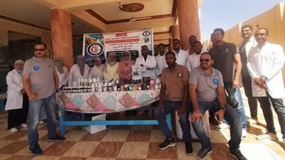 جامعة أسوان تقدم خدمات بيطرية مجانية لأكثر من 600 حالة في قرى دراو