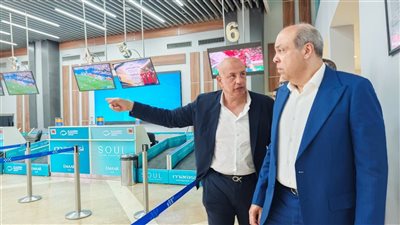 قبل انطلاق معرض العلمين الدولي للطيران والفضاء (EIAS 2026). الحفني يتابع ميدانيًا جاهزية المطار  لاستضافة الحدث العالمي