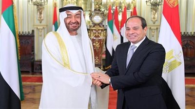 صورة أرشيفية للرئيس السيسي مع محمد بن زايد
