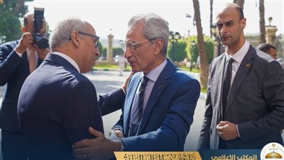 المستشار هاني حنا يزور مقر مجلس الدولة لتهنئة المستشار محمود أبو الدهب بتوليه الرئاسة