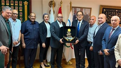 إدريس يستقبل براف.. واليوبيل الياقوتي يزين اللجنة الأولمبية المصرية