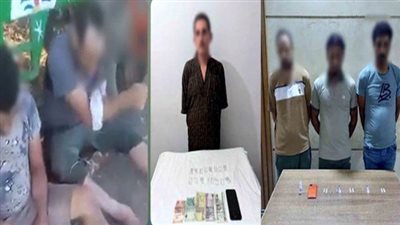 القبض على المتهمين بتعاطى المخدرات داخل أرض زراعية بالغربية  