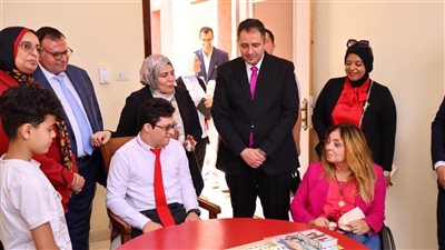 محافظ دمياط يتفقد مركز رحمة لدعم وتمكين ذوي الإعاقة