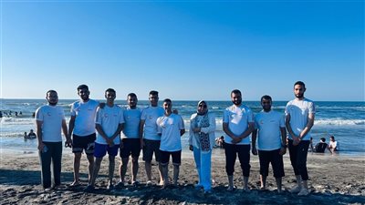 جامعة كفر الشيخ تُطلق حملة توعوية وصحية شاملة على شواطئ المحافظة