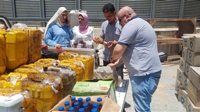  ضبط زيوت طعام غير صالح للاستهلاك الآدمي بمراكز كفرالشيخ