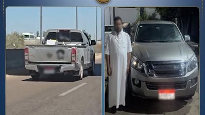 ضبط قائد سيارة ربع نقل اصطدم بسيارة مواطن أثناء السير برعونة في الإسكندرية