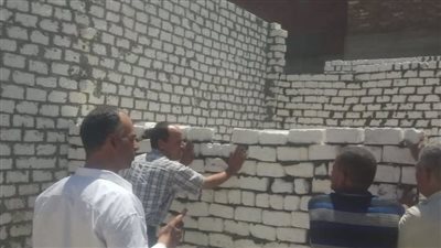 إزالة 15 حالة تعدي بالبناء المخالف بمساحة 2260 متراً في محافظة الشرقية