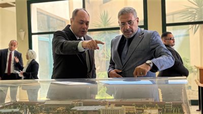 هيئة تنمية الصعيد تبحث دعم المشروعات الزراعية مع بحوث المياه