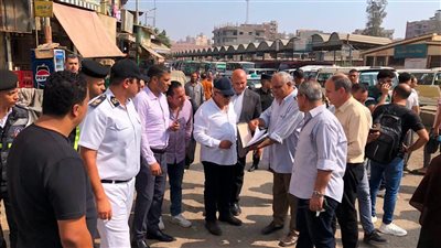 محافظ الدقهلية يتابع تطوير ميدان سندوب لتحسين الحركة المرورية
