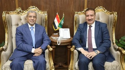 محافـظ المنوفية يلتقي المهندس إبراهيم العربى لتعزيز أوجه التعاون المشترك ويؤكد دعمه الكامل للنهوض بالقطاع الصناعى