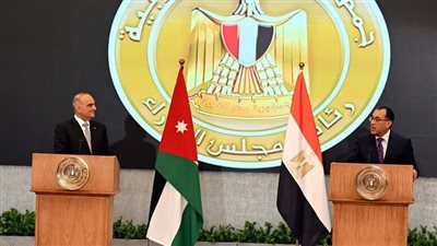 رئيس الوزراء : نعمل على زيادة حجم الاستثمارات المتبادلة بين مصر والأردن
