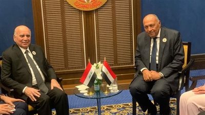 وزير الخارجية يعقد لقاءاً ثنائياً مع نظيره العراقي 