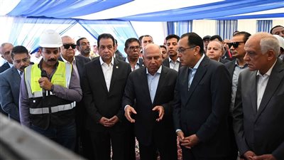 رئيس الوزراء يتفقد أعمال تنفيذ المرحلة الأولى من الخط الرابع لمترو الأنفاق